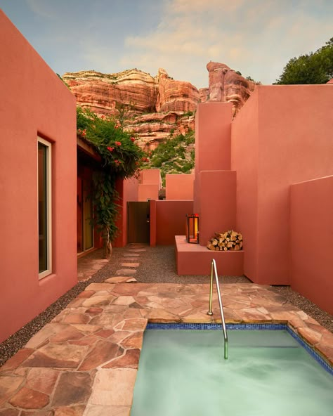 Luxury yoga and wellness retreats you will want to book today! - IngridZenMoments Mii Amo Sedona, Sedona Resorts, Sedona Airbnb, Sedona House, Sedona Bachelorette, Sedona Spa, Iphone Board, Sedona Resort, Sedona Vacation