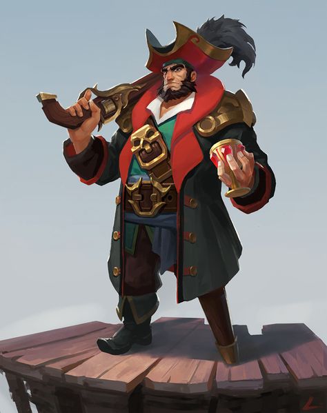 Pirate Cartoon, Pirate Games, Pirate Captain, Norse Myth, Disney Cartoon Characters, Game Character Design, Character Design Animation, Character Design Male, Character Modeling