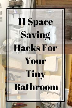 Your tiny bathroom is about to feel a whole lot bigger! Transform your bathroom with these great space saving tips and tricks. #diy #bathroom #smallspace Hometalk Diy, Space Saving Hacks, Bathroom Makeovers, Diy Bathroom Storage, Saving Hacks, Build Floating Shelves, Tiny Bathrooms, Corner Shower, Bathroom Spa