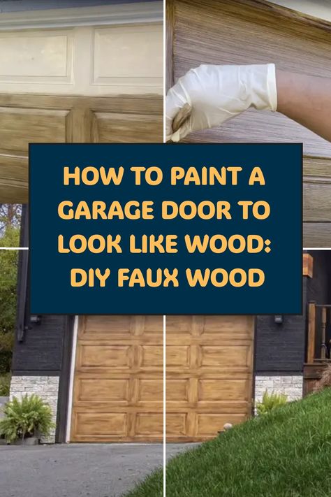 Are you looking to enhance your home’s curb appeal without breaking the bank? Learning how to paint a garage door to look like wood might be the perfect solution. This comprehensive guide will walk you through the process, providing expert tips and tricks to achieve a stunning faux wood finish on your garage door. Introduction Wooden garage […] Staining Garage Doors To Look Like Wood, Paint Garage Door To Look Like Wood, Painted Garage Door, Faux Wood Garage Door, Metal Garage Doors, Garage Door Paint, Faux Wood Finish, Wood Garage, Garage Door Types