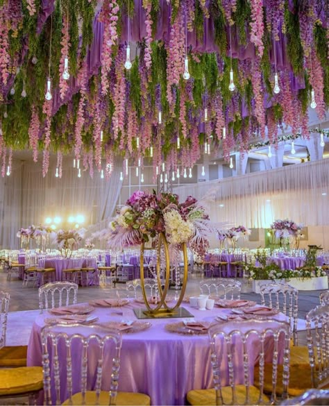 Debut Theme Ideas 18th Elegant, Debut Decorations, Debut Theme Ideas, Rapunzel Wedding Theme, Purple Quinceanera Theme, Enchanted Forest Quinceanera Theme, Debut Theme, Lavender Wedding Theme, Tangled Wedding