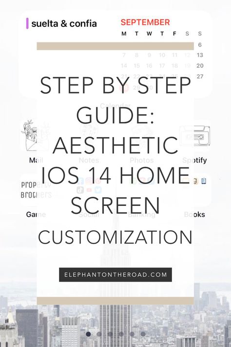 Step by Step Guide: Aesthetic iOS 14 Home Screen Customization. How to customize the NEW iOS 14 home screen. Step by step guide + hacks. Icon Images For Iphone, How To Add Photo Widgets To Iphone, How To Customize Your Home Screen, Customizing Iphone Home Screen, How To Use Widgetsmith On Iphone, How To Customize Iphone, Phone Asethic Ideas, How To Make Your Home Screen Aesthetic, How To Costumize Iphone Apps