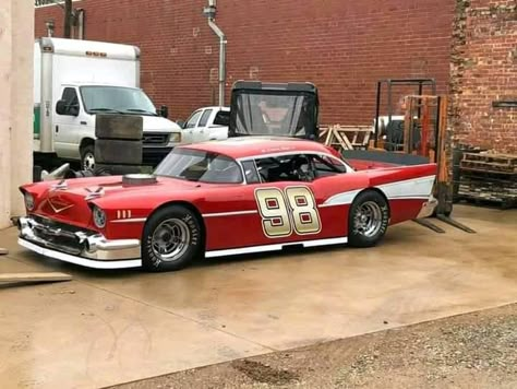 Nascar Race Cars, 1957 Chevy, Image Swag, Cool Car Pictures, Old Race Cars, Model Cars Kits, Custom Muscle Cars, Drag Racing Cars, Sprint Cars