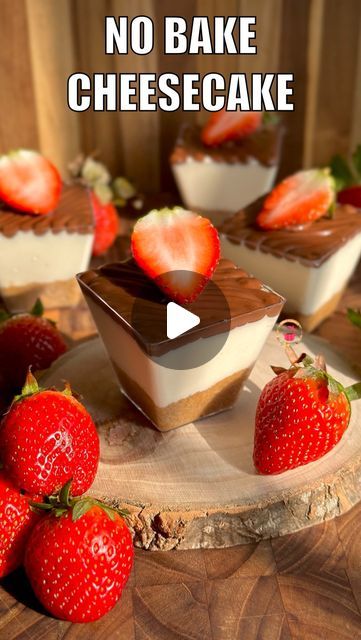 Henna Aggarwal on Instagram: "🎂NO BAKE Cheesecake🎂 This is truly the most perfect and easy no-bake cheesecake. It’s smooth and creamy dessert isn’t heavy like a baked Cheesecake. It’s lightly sweet and perfectly refreshing! 🧑🏻‍🍳  BASE: 🍪Digestive Biscuits- 5 🧈Melted Butter- 2 Tbsp  CREAMCHEESE FILLING: 🧀Creamcheese- 100 Gms 🧂Icing Sugar- 1 Tbsp 🧃Condensed Milk- 1/4 Cup 🫘Vanilla Essence- 1/4 Tsp  #Cheesecake #NoBakeCheesecake #EgglessCheesecake #EgglessRecipes #Nutella  [CheeseCake Recipe, No Bake Cheesecake Recipe, No Bake Cheesecakes, Eggless EggFree Cheesecake, Eggless Recipes, No Fire Cooking]" Eggless Baked Cheesecake, No Fire Recipes, Cold Cheesecake Recipes, Cheese Cakes Design, Eggless Cheesecake Recipes, No Fire Cooking Recipes, Easy Eggless Desserts, Cooking Without Fire Desserts, Fire Desserts