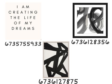 Bloxburg Line Art Decals, Bloxburg Modern Decals Black And White, Berry Avenue Codes Pictures Black And White, Modern Painting Bloxburg, Black And White Roblox Decals, Berry Avenue Picture Codes Modern, Black Bloxburg Decals, Black And White Bloxburg Decal Codes, Bloxburg Black And White Decals