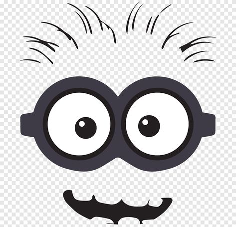 Minion Illustration, Draw A Minion, Bob The Minion, Minions Eyes, Gru And Minions, Minion Drawing, Minion Stickers, Minion Face, Minion Dave