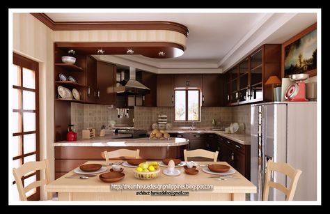 A simple kitchen design idea which is love by Filipinos. Filipino Kitchen Design, Small Kitchen Design Philippines, Prefab Kitchen Cabinets, Modern Filipino Interior, Filipino Interior, House Design Philippines, Filipino Kitchen, Kitchen Design Philippines, Dream House Design