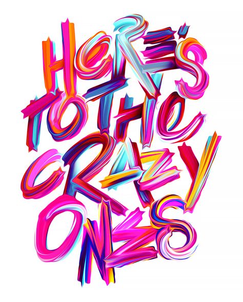 heres to the crazy ones. Scene Girl, Creative Typography, Grid Design, Typography Letters, Typography Quotes, Typography Inspiration, Typography Fonts, Design Graphique, 로고 디자인