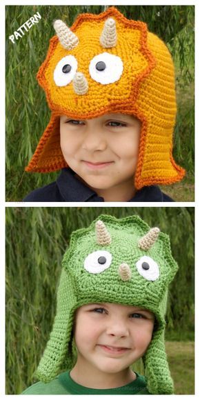 Crochet Dinosaur Hat Free, Free Crochet Dinosaur Hat Pattern, Crochet Triceratops Hat Free Pattern, Crochet Dinosaur Beanie Pattern Free, Dino Crochet Hat Pattern Free, Crochet Dinosaur Hat Free Pattern, Triceratops Crochet Hat, Dinosaur Crochet Hat Pattern Free, Crochet Dinosaur Slippers Free Pattern