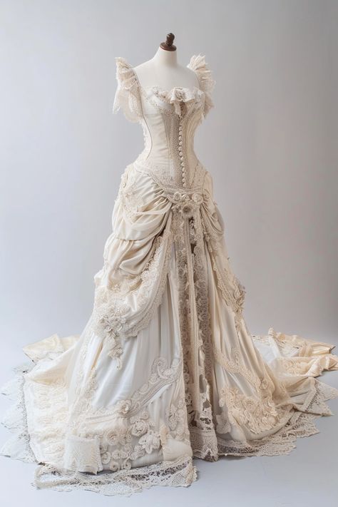 10 Iconic Victorian Dresses: From Ballrooms to Bustles – fashionbylina.com Acubi Dress, Academia Dress, Apology Video, Video Dress, Victorian Gown, Roblox Dress, Victorian Dresses, Reception Look, All Codes