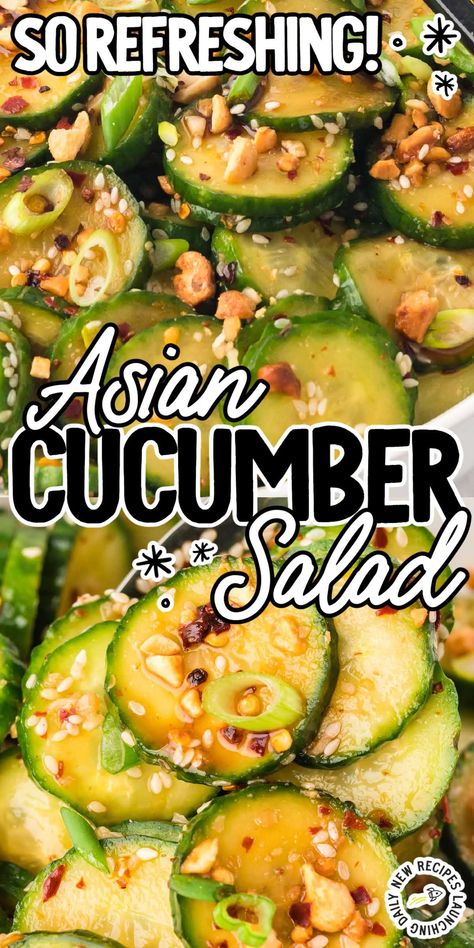 Peanut Butter Garlic Cucumber Salad, Different Cucumber Salads, Japanese Cucumber Salad Vinegar, Peanut Sauce Cucumber Salad, Cucumber In A Jar Recipes, Cucumber Ginger Salad, Jalepeno Popper Cucumber Salad, Dough Zone Cucumber Salad, Ways To Use Up Cucumbers