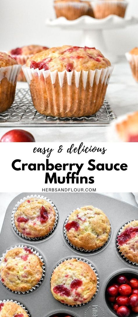 Cranberry Cream Cheese Scones, Leftover Cranberry Sauce Recipes Muffins, Uses For Leftover Cranberry Sauce, What Can I Do With Leftover Cranberry Sauce, Recipe For Leftover Cranberry Sauce, Cranberry Jelly Muffins, Fall Muffins Recipes Easy, Cranberry Sauce Muffins Leftover, What Can You Make With Leftover Cranberry Sauce