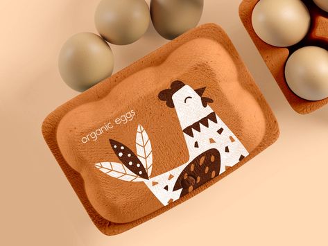 Egg packaging design by Maycon Prasniewski on Dribbble Organic Eggs Packaging, Egg Packaging Design, Eggs Packaging, Carnicerias Ideas, Egg Logo, Yoga Logo Design, Eggs Image, Chicken Logo, Chicken Illustration