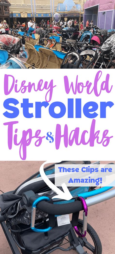 This Stroller Belongs To Disney, Disney World Stroller Tips, Disney World Toddler Tips, Disney With Toddlers Tips, Best Stroller For Disney World, Best Double Stroller For Disney, Stroller Lights For Disney, Stroller Organization For Disney, Decorate Stroller For Disney