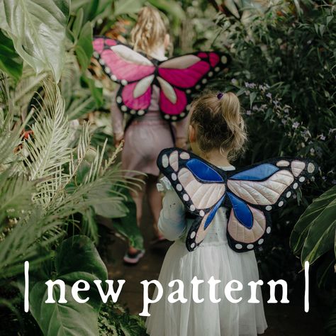 Butterfly wings pattern