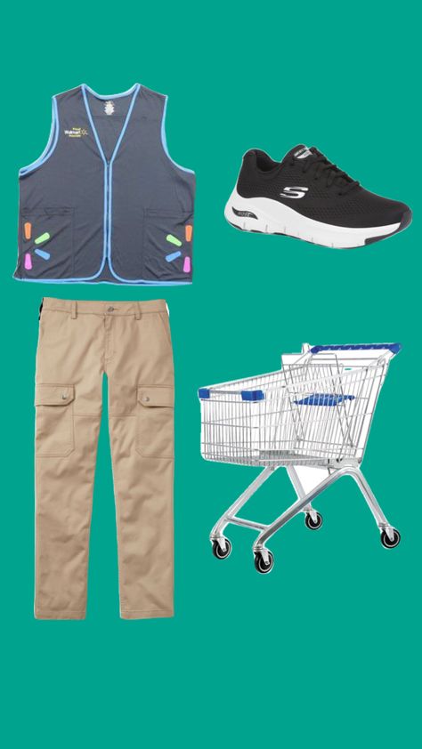 Walmart employee aesthetic 😱😱 #vibes #foryou #trending #outfit #meme #aesthetic Walmart Employee Outfit, Employee Aesthetic, Employee Outfit, Walmart Employee, Aesthetic Vibes, Clothes