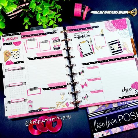 I 💖 the Monthly Layout by Happy Planner! I've been using it for 2 years now for staying organized in my Etsy businesses and I look forward to decorating it every month! This month I'm using @live.love.posh Chic Planner Sticker book. Love this color combo! Watch the PWM here: https://youtu.be/8lln4aiPcfE #happyplanner #beeplannerhappy #monthlylayout #smallbusinessplanner #chicplanner #plannercommunity Diy Happy Planner Cover, Happy Planner Monthly Layout, Live Love Posh, Happy Planner Ideas, Planner Monthly Layout, Happy Planner Free Printable, Monthly Layout, Happy Planner Cover, Planner Spreads