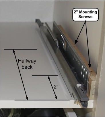 How-to: Install Drawer Pullouts in Kitchen Cabinets - IKEA Hackers Drawer Pullouts, Framed Kitchen Cabinets, Hackers Ikea, Cabinets Ikea, Ikea Drawers, Outdoor Kitchen Cabinets, Built In Cabinet, Ikea Hackers, New Kitchen Cabinets