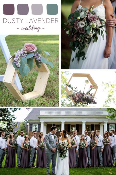 Dusty Lavender, Mauve, Dusty Purple, Plum, Wedding Flowers, Lang Floral Designs, Chattanooga (Jessalynn Rae, Photographer) Dusty Purple And Green Wedding, Plum Eucalyptus Wedding, Dusty Purple Fall Wedding, Eggplant And Green Wedding, Plum Purple And Sage Green Wedding, Wedding Plum Color Schemes, Plum And Eucalyptus Wedding, Lavender Sage Black Wedding, Amethyst And Lavender Wedding