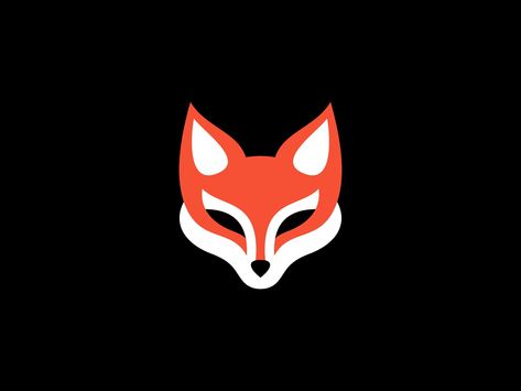 Fox Logo by Lucian Radu on Dribbble Fox Icon, Fox Logo Design, Monkey Puppet, Lion Mask, Fox Logo, Logo Brand Identity, Wolf Moon, In Logo, Fox Art