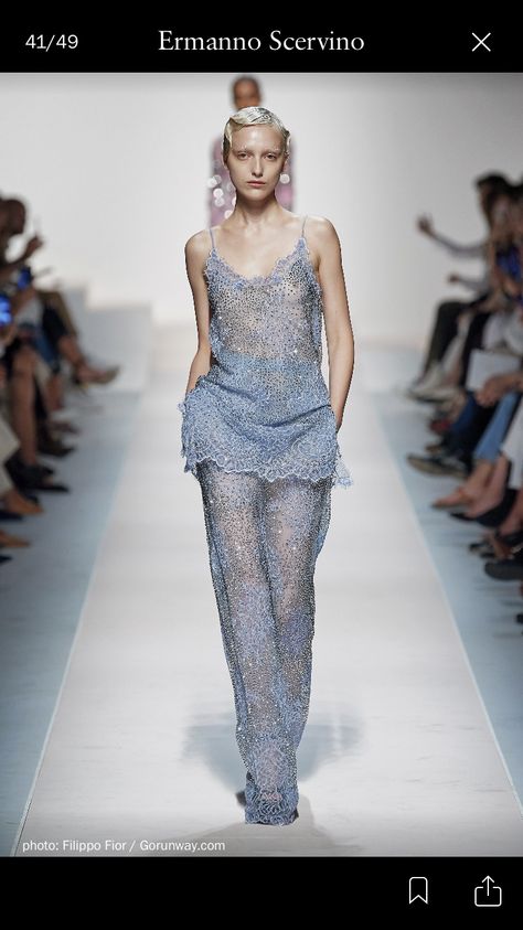 Long Silk Skirt, Organza Dress, Ermanno Scervino, Fashion Show Collection, Fashion 2020, Style Chic, Primavera Estate, Wearing Dress, Fashion Shows