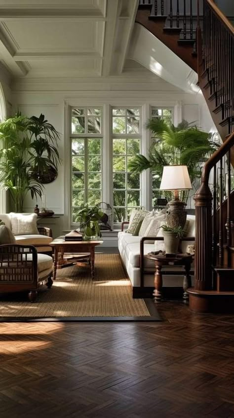 Modern Colonial Interior Design, Colonial Interior Design, British Colonial Decor, Colonial Interior, Modern Colonial, British Colonial Style, Casa Vintage, Colonial Decor, Dream House Interior