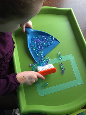 Montessori-Inspired Sweeping Activities Teacch Activities, Practical Life Activities, Life Skills Classroom, Aktiviti Kanak-kanak, Teaching Life Skills, Special Education Activities, Montessori Practical Life, Classroom Materials, Montessori Toddler Activities