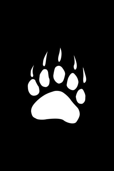 Grizzly Bear Paw Tattoo, Senior Pants, Bear Claw Tattoo, Bear Paw Tattoos, Patches Ideas, Chess Tattoo, Zoo Logo, Animal Signs, Bear Icon