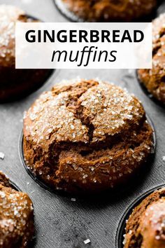 Gingerbread Muffins, Dinner Recipes Ideas, Muffin Tin Recipes, Homemade Muffins, Gingerbread Recipe, Lemon Glaze, Muffin Tin, Holiday Baking, Christmas Treats