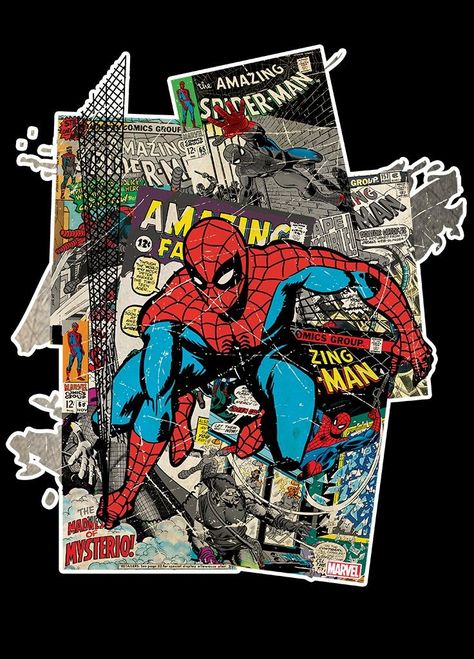 Trends International Warner 100th Anniversary: Art of 100th - Batman Wall Poster Marvel Avengers Poster, Spiderman Comic Covers, Comics Poster, Spiderman Poster, Batman Wall, Spiderman Shirt, Marvel Collection, Avengers Poster, Spiderman Theme