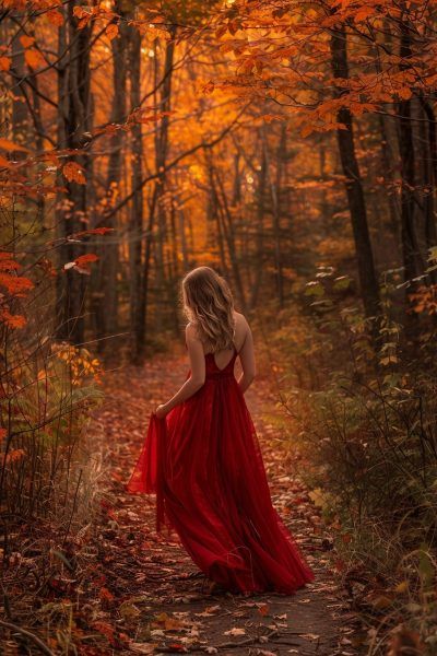 17 Dreamy Fall Photo Ideas That'll Set Your 'Gram on Fire Photography Poses Autumn, Creative Autumn Photography Ideas, Fall Photoshoot By Yourself, Fall Female Photoshoot, Fall Goddess Photoshoot, Autumn Aesthetic Portrait, Fall Shoot Ideas Family Pics, Autumn Pics Ideas, Autumnal Photo Shoot