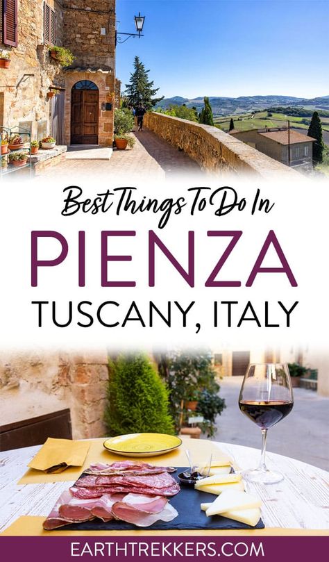 Best things to do in Pienza, Tuscany, Italy. Top experiences, how to plan your time, how to get to Pienza, where to eat, and how to add on Montalcino, Montepulciano, and other spots in Val d'Orcia, Tuscany. Montalcino Italy, Pienza Italy, 10 Days In Italy, Florence Italy Travel, Brunello Di Montalcino, Val D Orcia, Tuscany Travel, Under The Tuscan Sun, Italy Itinerary