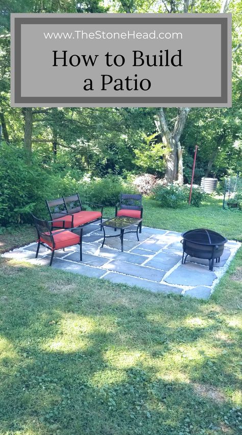 Patio On A Budget, Build A Patio, Slate Patio, Budget Makeover, Terrasse Design, Building A Patio, Diy Backyard Patio, Concrete Patios, Cheap Backyard