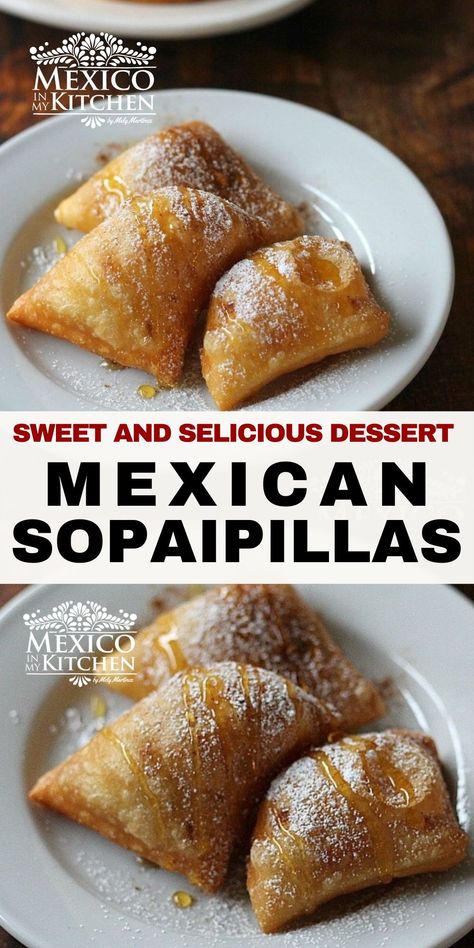 Sopapilla Recipe, Mexican Sweet Breads, Mexican Dessert Recipes, Mexican Cooking, Mexican Dessert, Hispanic Food, Mexican Food Recipes Easy, Mexican Food Recipes Authentic, Bread Recipes Homemade