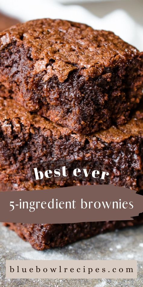 Baking Cocoa Recipes, Low Ingredient Brownies, Brownies Recipe Homemade No Chocolate Chips, Brownies With No Cocoa Powder, Quick Brownie Recipe 3 Ingredients, Brownies With No Chocolate Chips, Brownies Without Milk, One Bowl Brownies Cocoa Powder, Recipe For Brownies Using Cocoa Powder