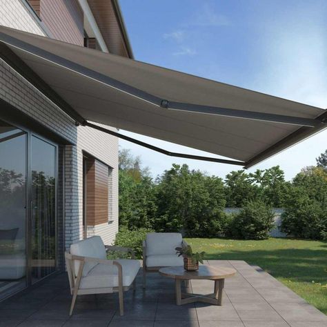 Top 26 Patio Awning 2024 Ideas - Elevate Your Outdoor Living | Home Decor Trends - placeideal.com Awning Ideas Patio, Rustic Deck, Awning Ideas, Garden Board, Retractable Awnings, Awning Shade, Home Door Design, 2024 Ideas, Perfect Backyard