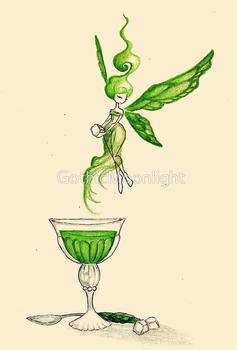 Absynth Art, Green Fairy Absinthe, Absinthe Fairy, Absinthe Art, Unicorns And Mermaids, Green Fairy, Fairy Tattoo, Fairy Girl, Believe In Magic