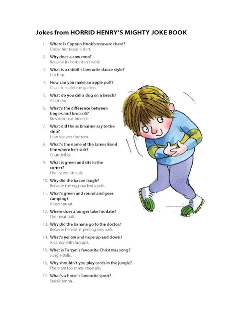 Horrid Henry's Favourite Jokes from Scholastic Horrid Henry Books, Christmas Jokes For Kids, Joke Of The Week, Horrid Henry, Kids Jokes, Funny English Jokes, Funny English, Library Display, English Jokes