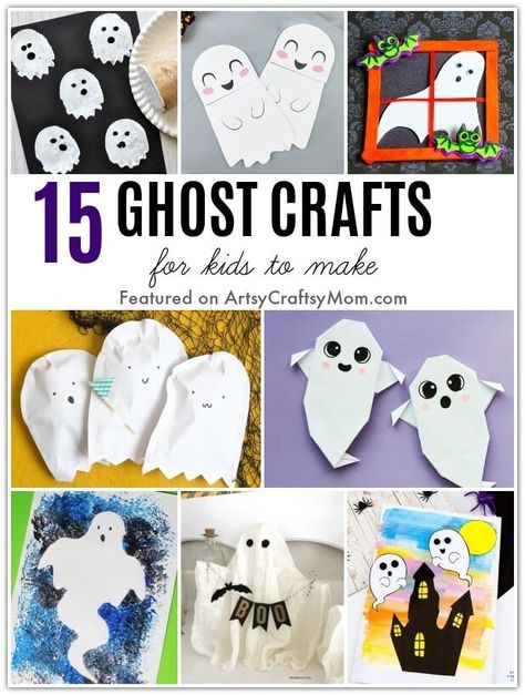 They may not scare you, but these goofy ghost crafts will definitely have you entertained! Enjoy the season of spirits with a cute little ghost or two! Ghost Crafts Preschool, Halloween Ghost Crafts, Ghost Pinata, Ghost Crafts For Kids, Halloween Ghost Craft, Halloween Crafts For Kids To Make, Ghost Craft, Ghost Crafts, Ghost Diy