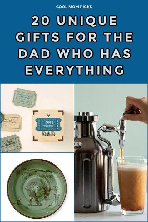 20 unique Father's Day gift ideas for the dad who has everything | 2022 cool mom picks Father's Day Gift Guide | food gifts | gifts for dad | tech gifts creative Father's Day gifts | gifts for grandpa | cool gifts for men | unique gifts for guys | unique gifts for him Gifts For Stay At Home Dads, Christmas Gifts For Dads Who Have Everything, Retro Gifts For Men, Unique Fathers Day Gifts Ideas From Kids, Gift Ideas For Dads Birthday Creative, Grandpa Gifts For Christmas, Unique Gifts For Men Creative, Cool Homemade Gifts, Christmas Gifts For Mom And Dad