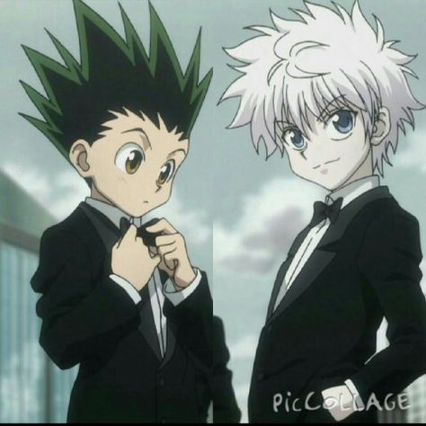 Gon and killua Hunter X Hunter Gon And Killua, Gon And Killua Manga, Gon X Killua, Killua And Gon, Gon And Killua, Gon Killua, Hxh Characters, Hunter Anime, Fan Art Drawing