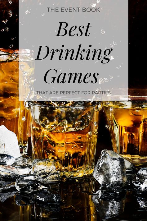 Best drinking games! for parties, for adults, for two, for three, men, women, garden, group, college, easy, DIY, cards, simple, never have i ever, funny, outdoor, team, halloween, summer, homemade, christmas, pub, questions, music, friends, birthday, new year's eve, nye, bachelorette, board, at home, alcoholic, camping, jenga, for four, backyard, shots, shooters, truth or dare, beach, creative, yard, quick, unique, on a budget, simple, easy, fun, awesome, indoor, 21st birthday, birthday party Best Drinking Games Parties, Drinking Games For New Years Eve, New Years Drinking Games For Adults, Drinking Games For Large Groups, New Years Eve Drinking Games, Nye Drinking Games, Drinking Challenges Games, New Years Drinking Games, Group Drinking Games Parties