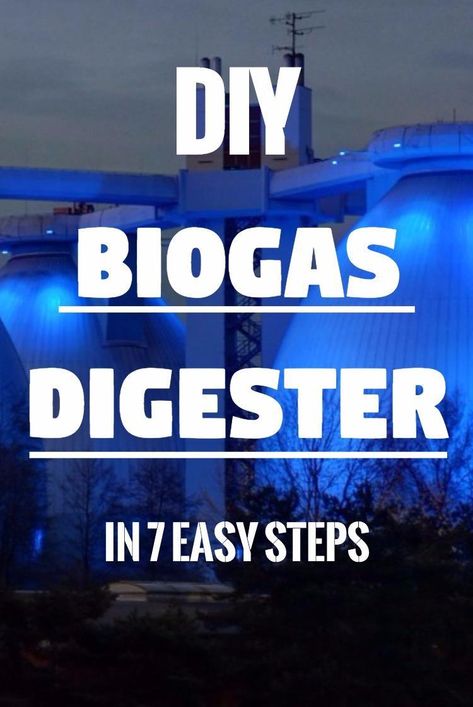 Biogas Generator, Biogas Digester, Diy Renewable Energy, Biomass Energy, Diy Generator, Free Energy Projects, Renewable Energy Projects, Renewable Energy Systems, Sustainable Technology