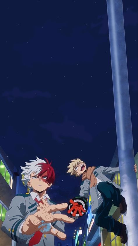 Bottom Todoroki, Bakugou Wallpaper, Todoroki Bakugou, Hero Academia Wallpaper, Academia Wallpaper, Japon Illustration, Hero Wallpaper, Anime Heaven, Anime Crossover