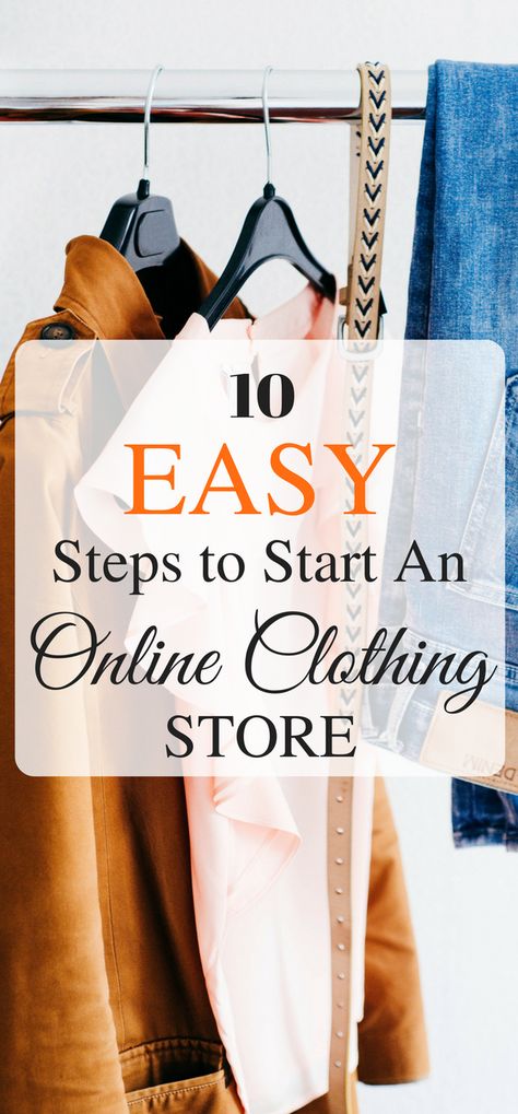 How to start an online clothing store #ecommerce #dropshipping #onlinestore Starting An Online Boutique, Reselling Clothes, Online Clothing Boutique, Online Clothing Store, Online Clothing Boutiques, Business Inspiration, Online Thrift Store, Online Fashion Stores, Clothing Boutique