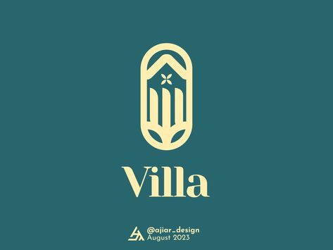 Villa Logo by Aji AR Villa Logo, Branding Name, Typography, Villa, Branding, ? Logo, Quick Saves