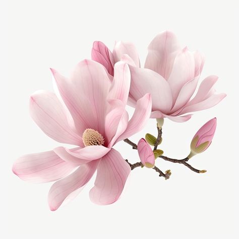 Une Branche De Magnolias à Fleurs Roses | Premium Photo #Freepik #photo #fleurs-printemps #fleur-magnolia #sakura #fleur-sakura Magnolia Branch, Premium Photo, Magnolia, Decoupage, Roses, Quick Saves