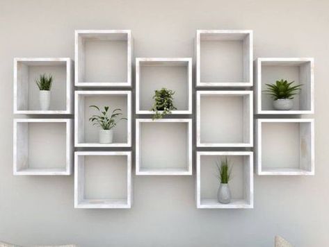 Square Shelvesfloating Bookcasecube Shelvesbookcasewall - Etsy Canada Bookshelves Living Room, Handmade Bookshelves, Cube Wall Shelf, Square Shelf, Floating Bookshelves, Box Shelf, Modern Wall Shelf, Bookcase Wall, Box Shelves