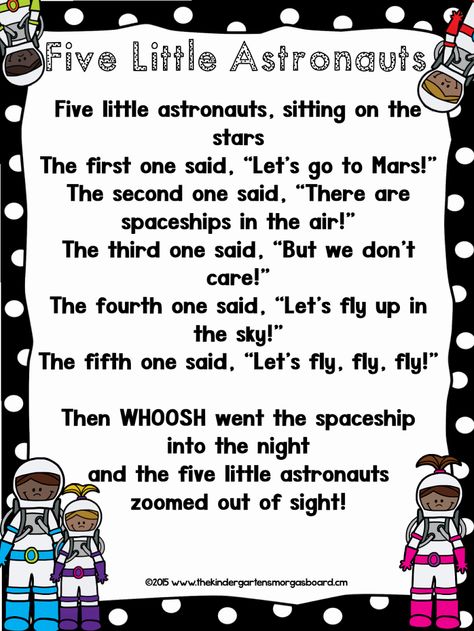 five little spacemen.pdf - Google Drive Solar System Language Activities, Space Rhymes For Preschool, Preschool Outerspace Craft, Space Daycare Theme, Solar System Songs For Preschool, Space Themed Awards, Outer Space Kindergarten, Infant Space Activities, Outer Space Prek