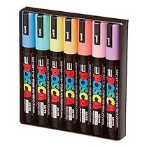 Posca Paint Markers, Posca Markers, Paint Marker Pen, Posca Marker, Rosa Coral, Acrylic Paint Pens, Non Toxic Paint, Japanese Stationery, Paint Marker